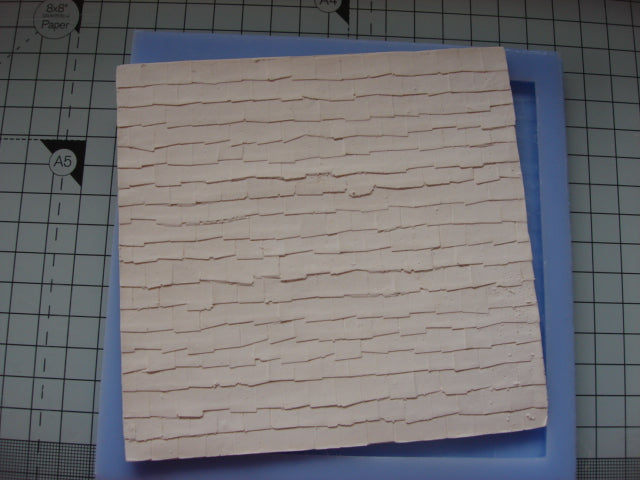 OGR04 Shingle Roofing SHEET Mould for O Scale Model Railways