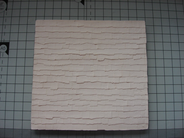 OGR04 Shingle Roofing SHEET Mould for O Scale Model Railways