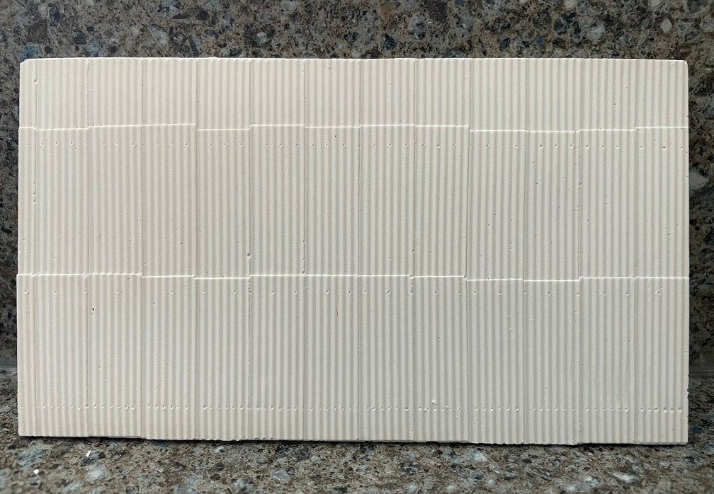 CM10 Corrugated Steel Sheet Mould For model railway scenery