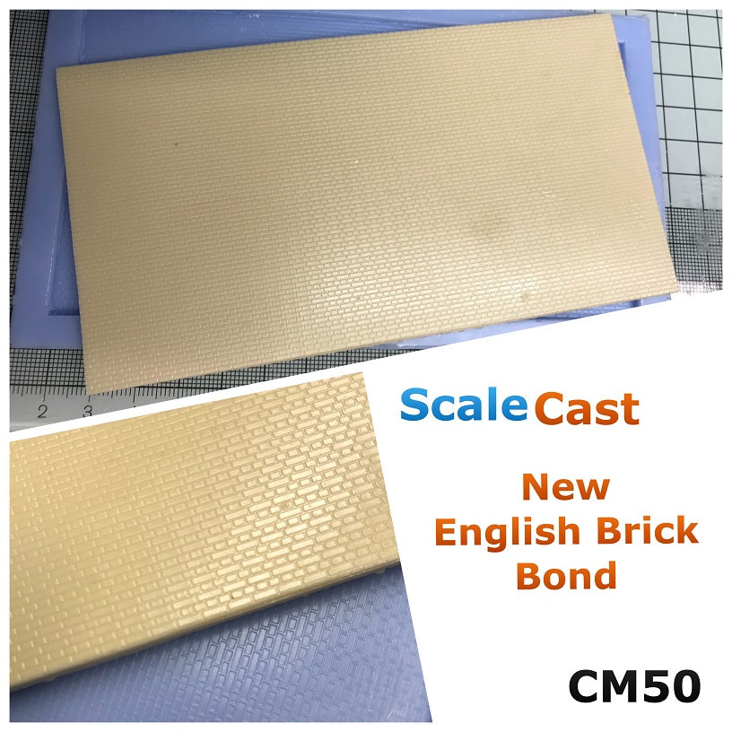 CM50 English Brick Bond mould - Model Railway Scenery