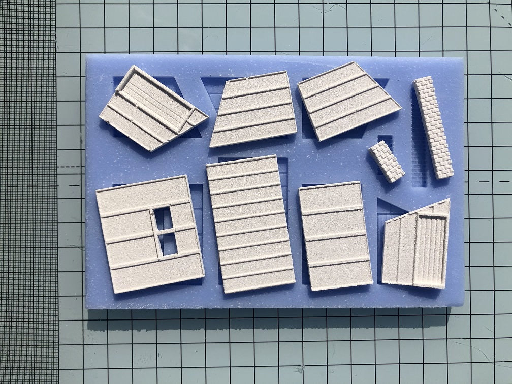 DT61 Lineside Hut Mould - For model railways