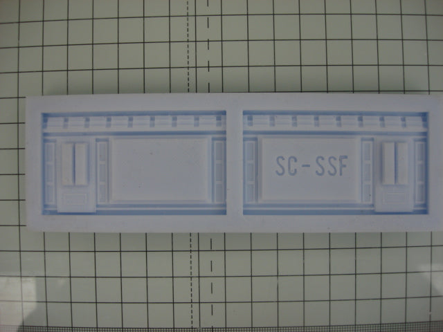 CM18 Single Shop Fronts Mould - Model Railway Scenery