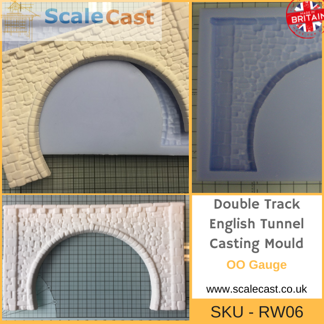 English Stone Tunnel RW06 - OO Gauge Model Railway Scenery