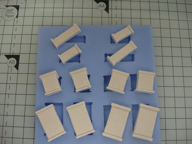 DT22 Relay Boxes Mould - For Model Railway Scenery