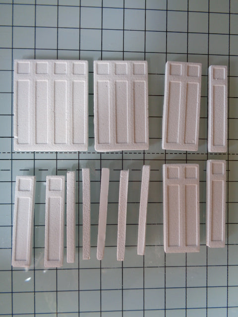 T01 - Tudor Building Mould - Walling sections Model Railway Scenery