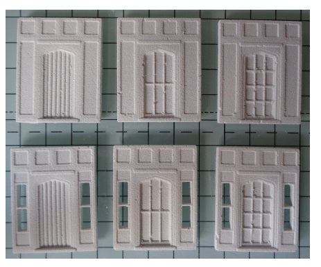 T03 - Tudor Building Mould - Doors - Model Railway Scenery