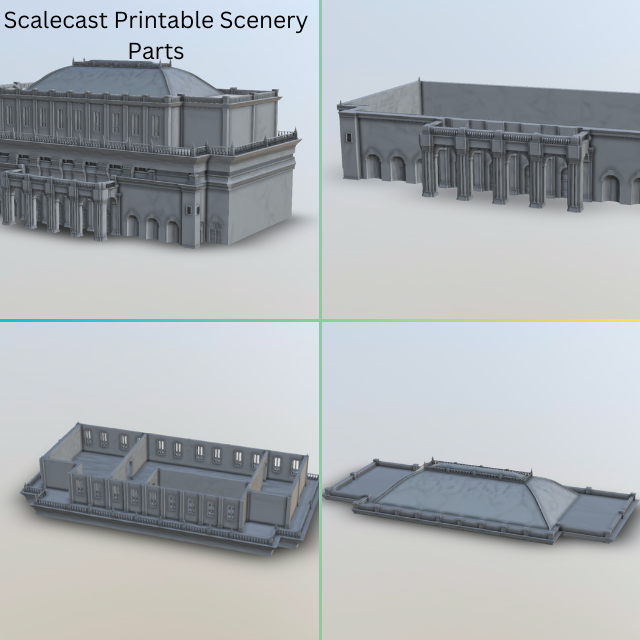 The Victorian Station House - 3D Printable Digital download - DD018