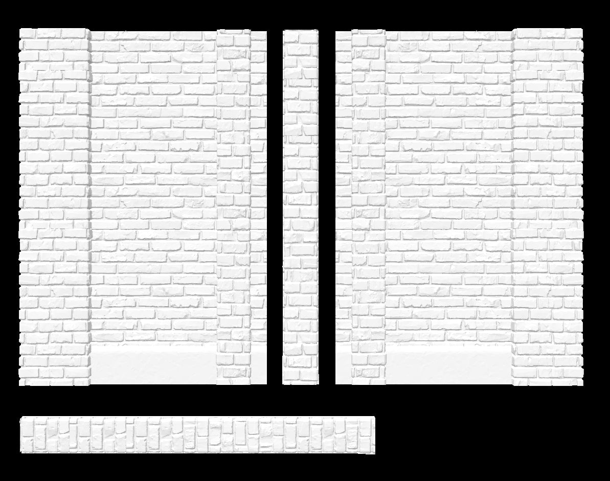 BH10 British Heritage Main front or back plain sections - OO Gauge