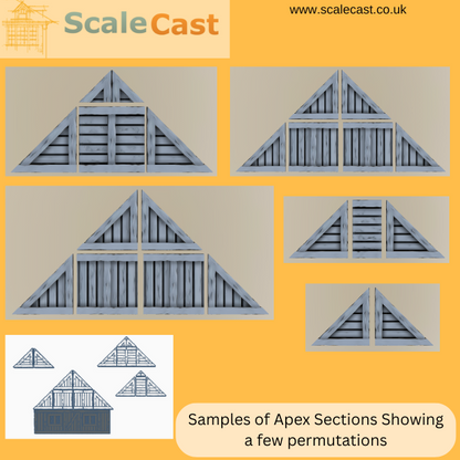 Timber & Render theme - Vertical Main Apex sections mould T28