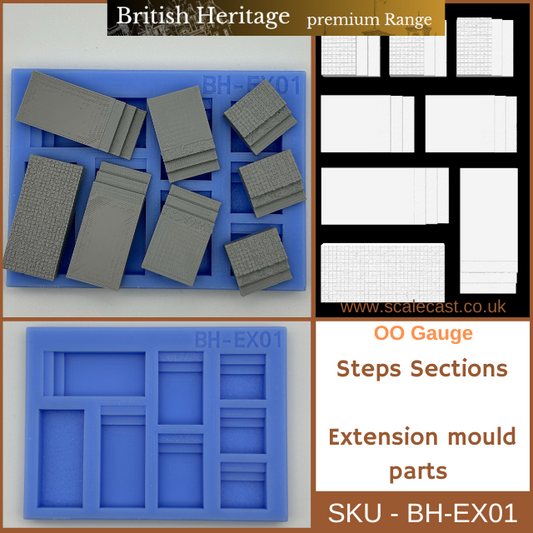 BH-EX01 British Heritage Steps Sections - OO Scale