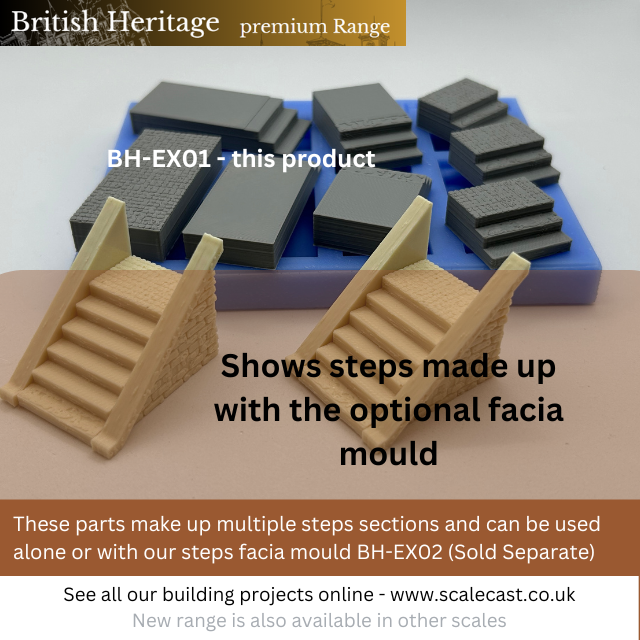 BH-EX01 British Heritage Steps Sections - OO Scale