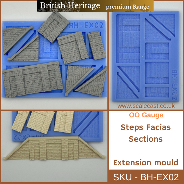 BH-EX02 British Heritage Step Facias Sections - OO Scale