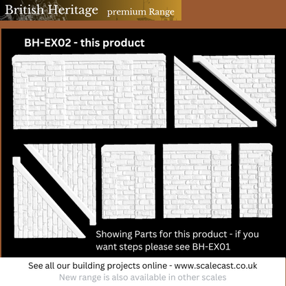 BH-EX02 British Heritage Step Facias Sections - OO Scale