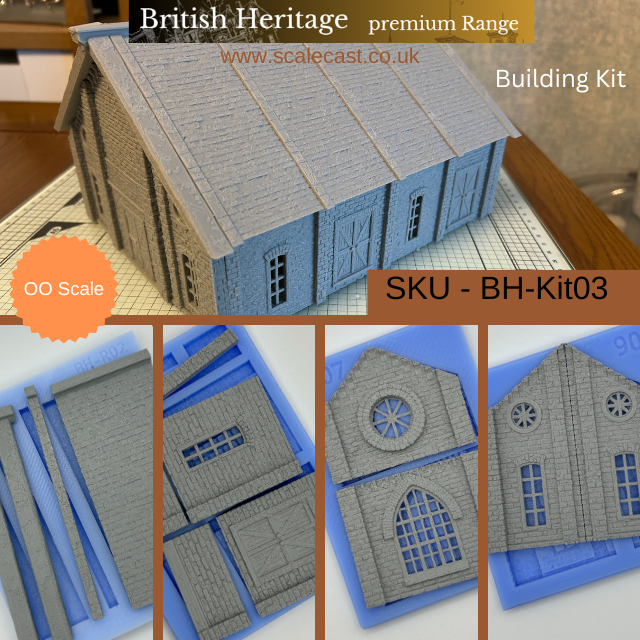 British Heritage 4 mould FULL BUILDING kit - BH Kit3 - OO Scale