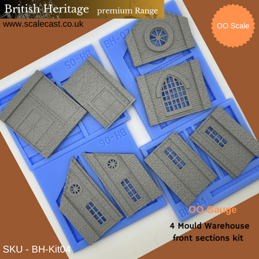 British Heritage 4 mould Building kit - BH Kit4 - OO Scale