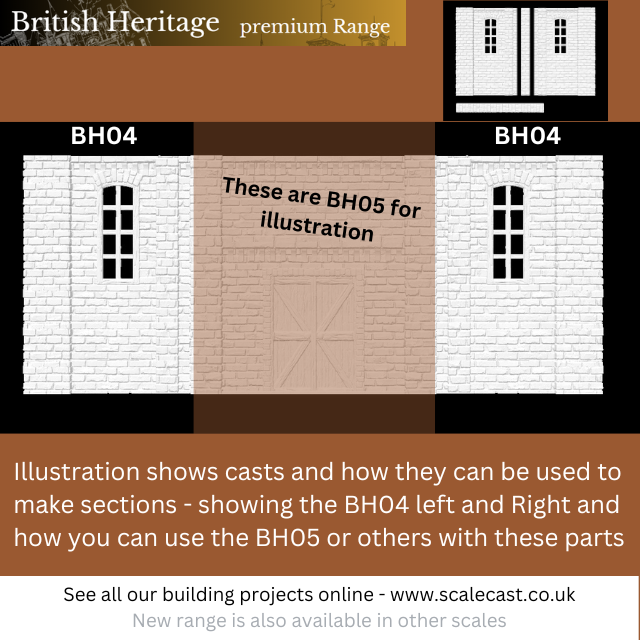 BH04 British Heritage building Front Sections - New Historical Range