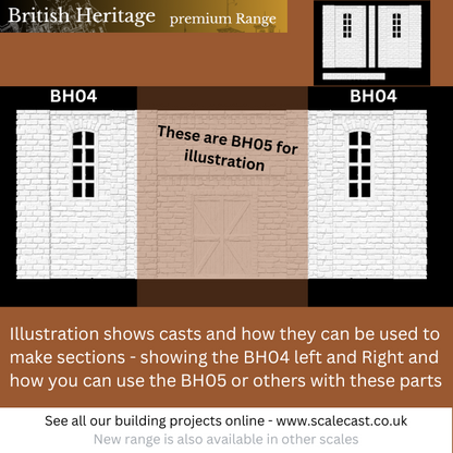 BH04 British Heritage building Front Sections - New Historical Range