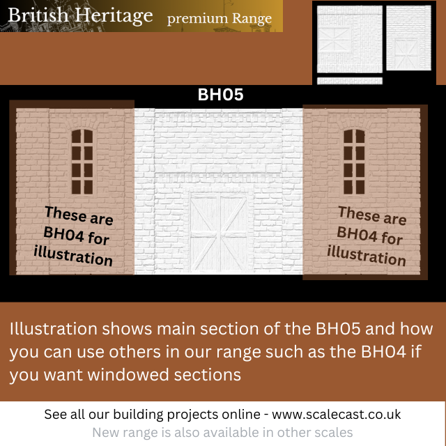 BH05 British Heritage Warehouse Doors Sections - New Historical Range