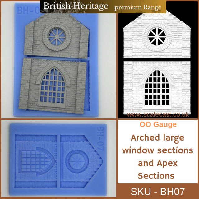 BH07 British Heritage Large Arched windows and Centre Apex - Historical Range