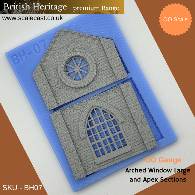 BH07 British Heritage Large Arched windows and Centre Apex - Historical Range