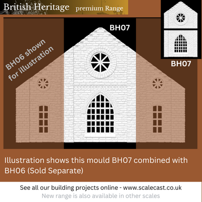 BH07 British Heritage Large Arched windows and Centre Apex - Historical Range