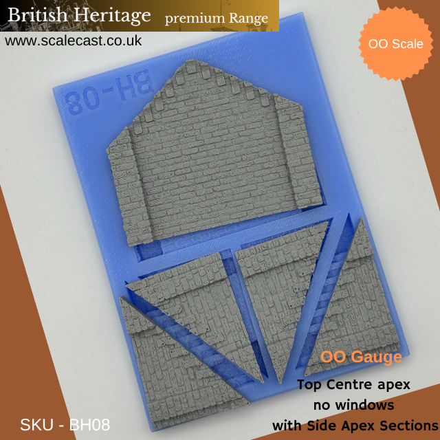 BH08 British Heritage Centre & Side Apex Mould - OO Scale