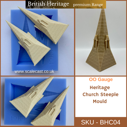 BHC04 Historical Church Spire - For model Railways OO Gauge