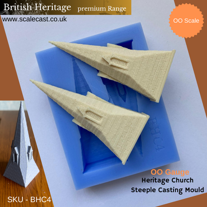 BHC04 Historical Church Spire - For model Railways OO Gauge