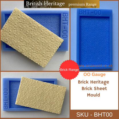 BHT00 Brick Heritage BRICK Sheet - For model Railways