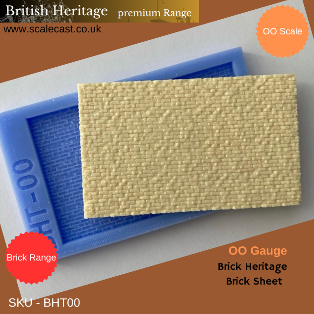 BHT00 Brick Heritage BRICK Sheet - For model Railways