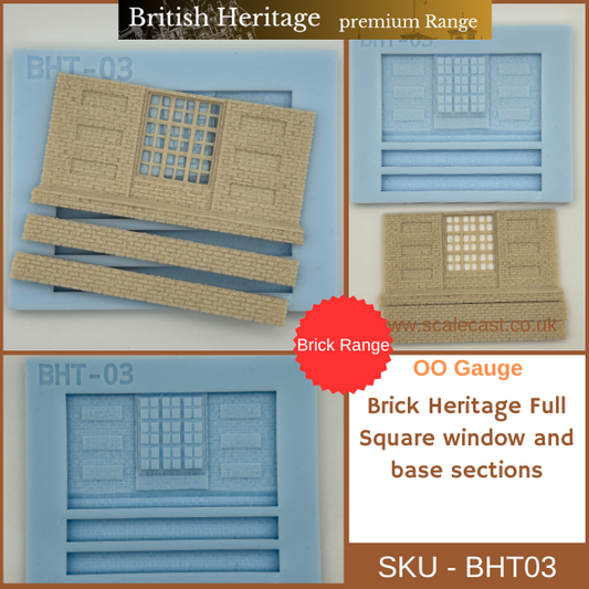 BHT03 Brick Heritage Full Square window and base sections