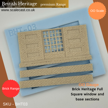 BHT03 Brick Heritage Full Square window and base sections