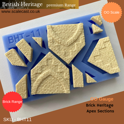 BHT11 Brick Heritage BRICK Apex Sections - For model Railways