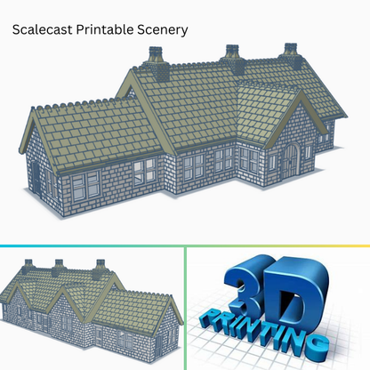 The Station House - 3D Printable Digital download - DD002