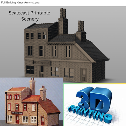 The Kings Arms - 3D printable digital download - DD006