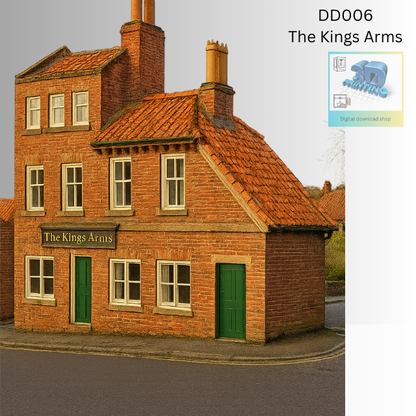 The Kings Arms - 3D printable digital download - DD006