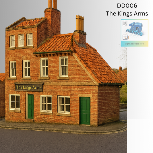The Kings Arms - 3D printable digital download - DD006