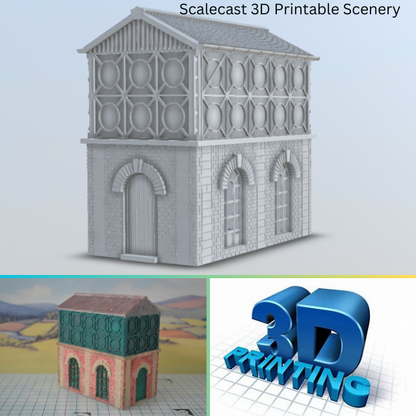 The Water Tower - 3D printable digital download - DD007