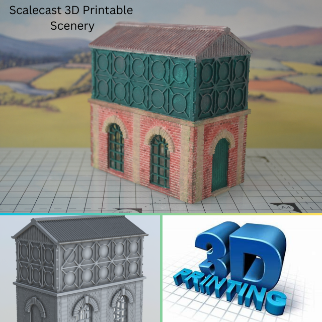 The Water Tower - 3D printable digital download - DD007