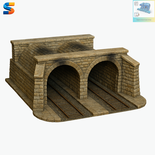 Model Railway Twin Tunnels DD019