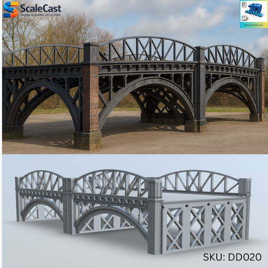 Iron Bridge 3d Printable Model DD020