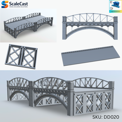 Iron Bridge 3d Printable Model DD020