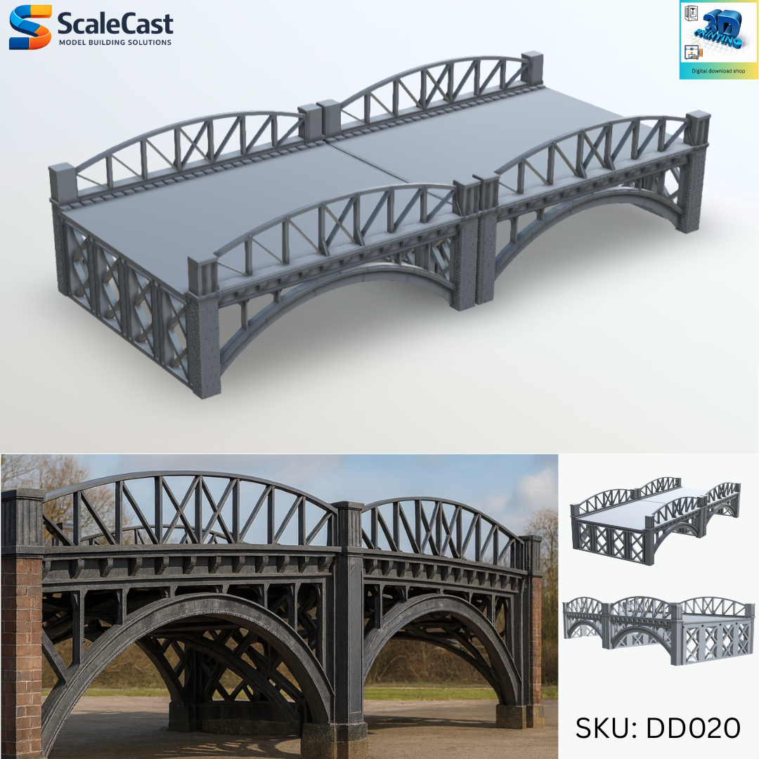 Iron Bridge 3d Printable Model DD020