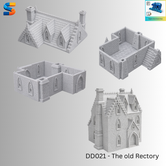 The Old Rectory 3d Printable Model DD021