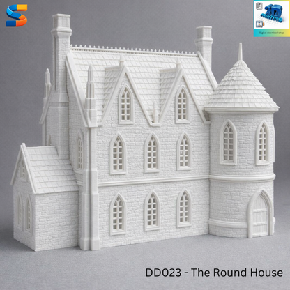 The English Round House 3d Printable Model DD023
