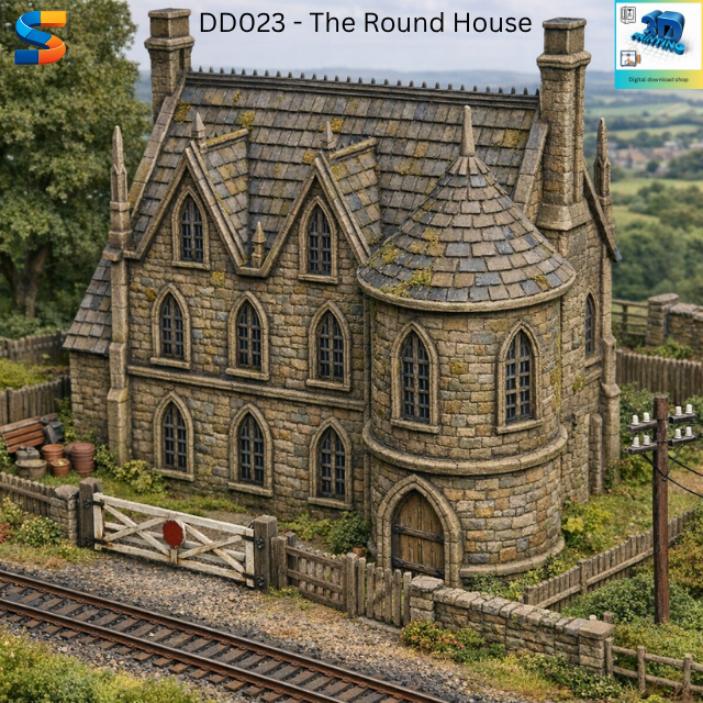 The English Round House 3d Printable Model DD023