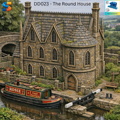 The English Round House 3d Printable Model DD023