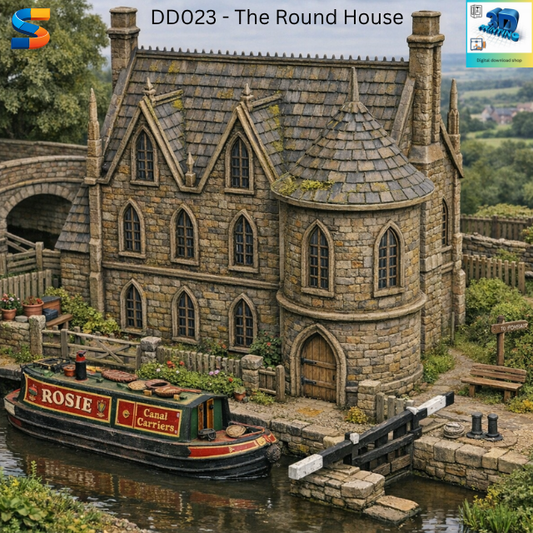 The English Round House 3d Printable Model DD023