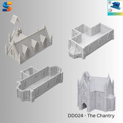 The English Chantry 3d Printable Model DD024