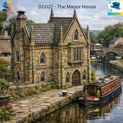 The Manor House 3d Printable Model DD025